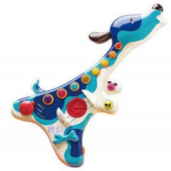 美國【B.Toys】感統玩具 獵犬小吉他 BX1166-J   